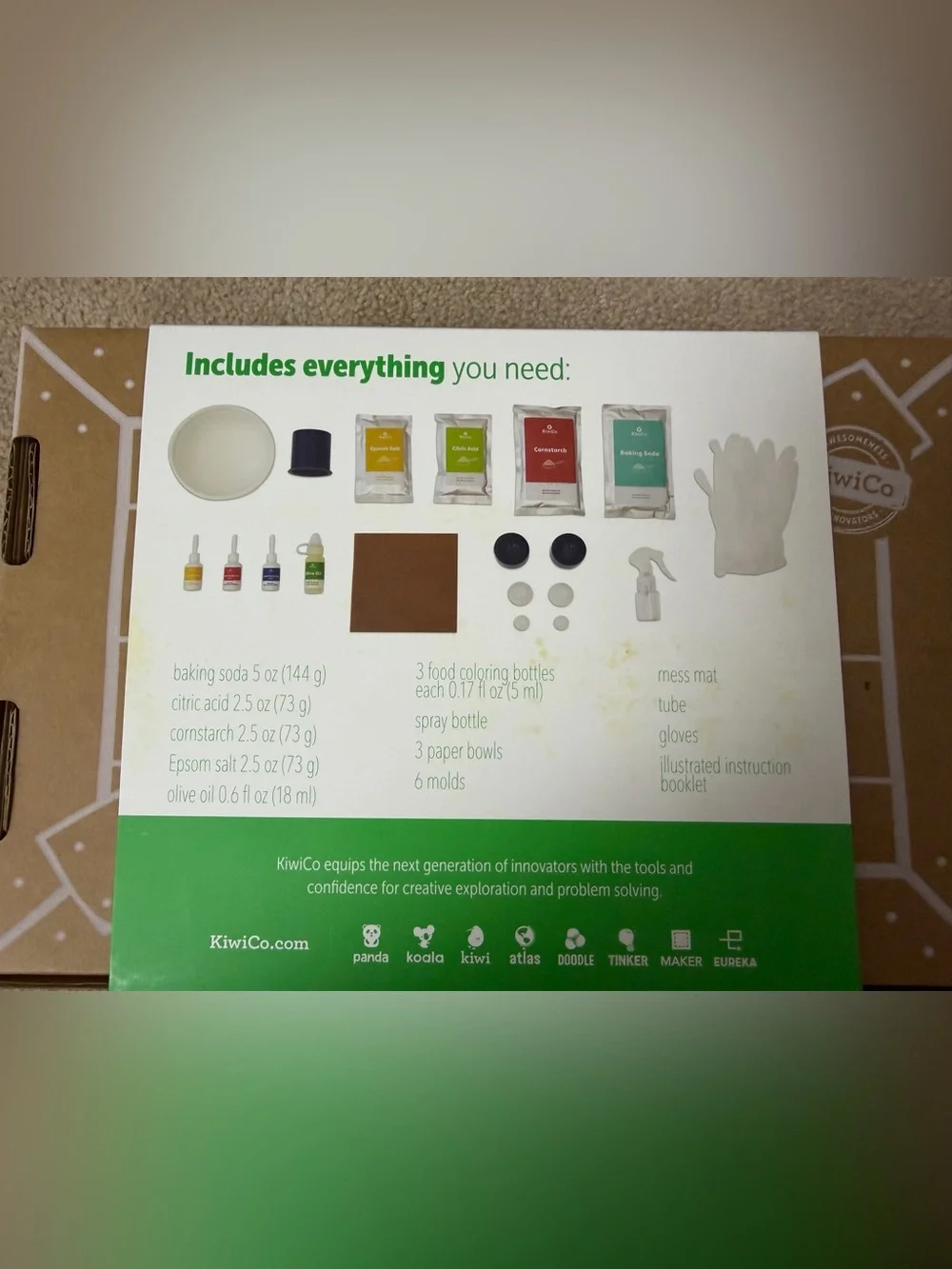 NIB Kiwi Co Planet Bath Bombs
